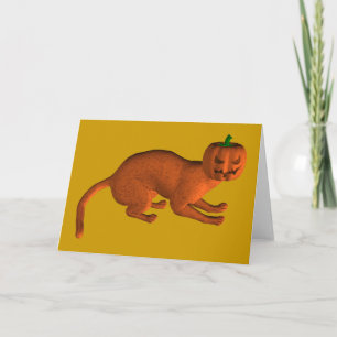Halloween Tiger Cat Karte