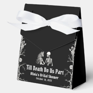 Halloween Till Death Do us Part Brautparty Geschenkschachtel
