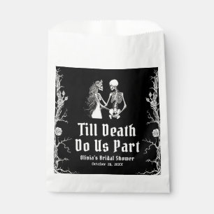 Halloween Till Death Do us Part Brautparty Geschenktütchen