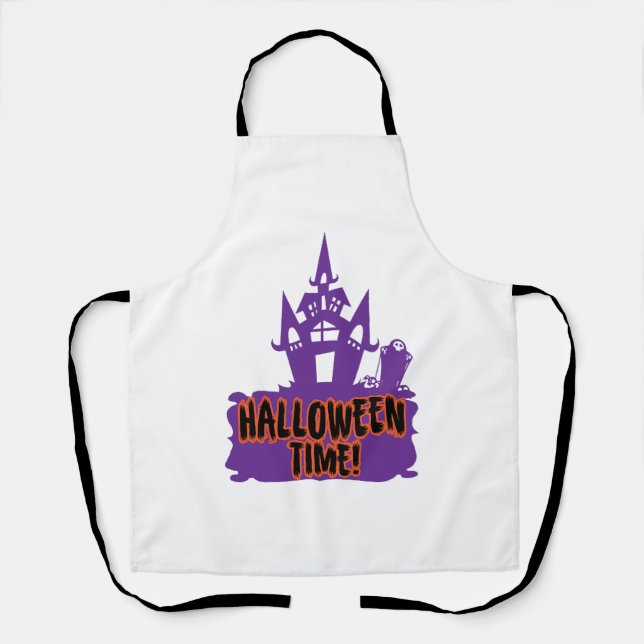 Halloween Time! Schürze (Vorderseite)