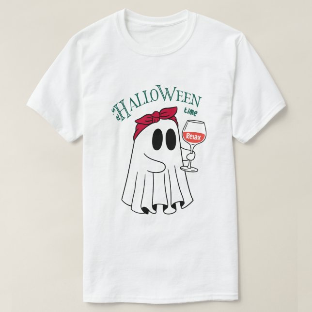 Halloween Time Spooky T-Shirt (Design vorne)