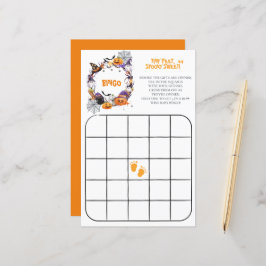 Halloween Tiny Feet, Spooky Sweet Bingo Game