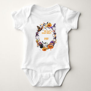 Halloween Tiny Feet, sprichwörtlich süße Babydusch Baby Strampler