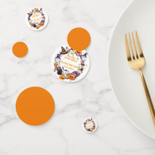 Halloween Tiny Feet, sprichwörtlich süße Babydusch Konfetti