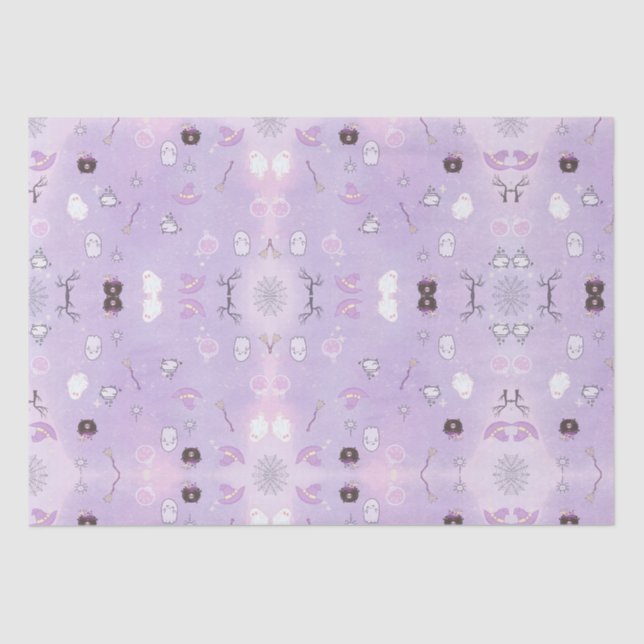 Halloween-Tissue Seidenpapier (Vorderseite)