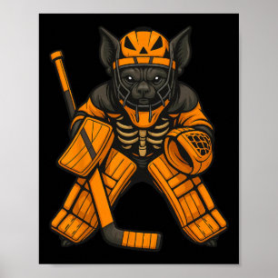 Halloween-Torhüter-Kürbiskostüm für Männer und Jun Poster