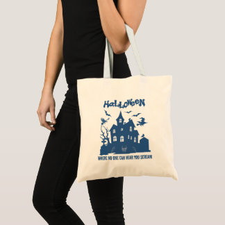 Halloween Tote Bag - Spuk Haus Tragetasche