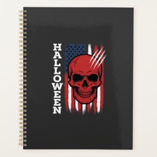 Halloween-Totenkopf-Flagge Vektor-Design_1 Planer