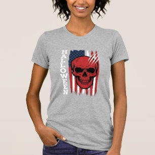 Halloween-Totenkopf-Flagge Vektor-Design_1 T-Shirt