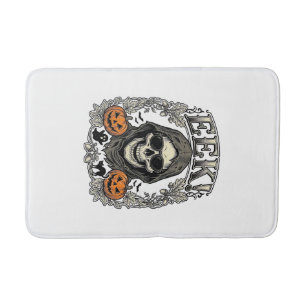 Halloween-Totenkopf-Grafik Vintage-Stich-Shirt Ar Badematte
