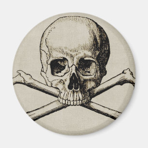 Halloween-Totenkopf-Knochen Magnet