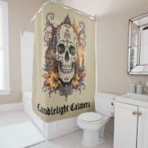 Halloween, Totenkopf-Muster, Kerzenlicht Calavera