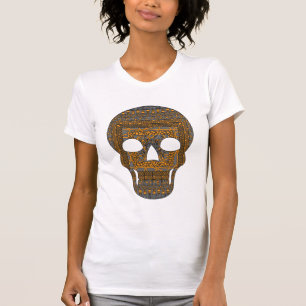 Halloween-Totenkopf-Shirt für Frauen Leicht T-Shirt