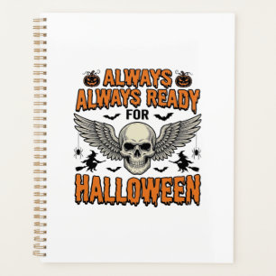 Halloween-Totenkopf-Shirt Vintage-Gravur Grusel-Sp Planer