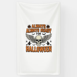 Halloween-Totenkopf-Shirt Vintage-Gravur Grusel-Zi Banner
