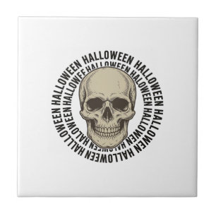 Halloween-Totenkreis-Vintage-Gravurdesign_1 Fliese