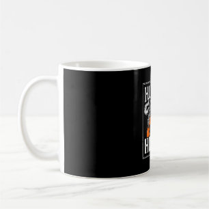 Halloween-Totenschädel Bleib Bescheiden Arbeite Ha Kaffeetasse