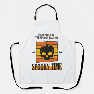 Halloween-Totenschädel Gruselig Lustig Vintage-Zit Schürze