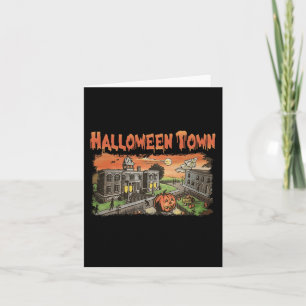 Halloween Town EST 1998 Halloween-Party Niedlich H Karte