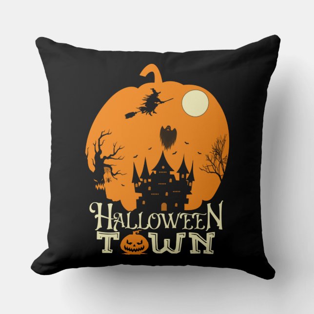 Halloween Town Kissen (Vorderseite)