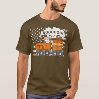 Halloween Train Boo Funny Niedlich Ghost Pumpkin T T-Shirt