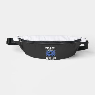 Halloween-Trainer bei Tag Hexe bei Nacht Design Bauchtasche
