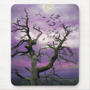 Halloween Tree Mousepad