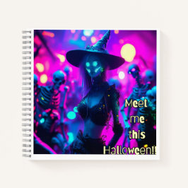Halloween-Treffen Notizbuch