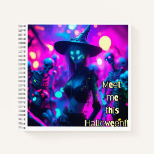 Halloween-Treffen Notizbuch