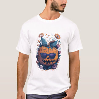 Halloween Trendy böse Pumpkin T-Shirt