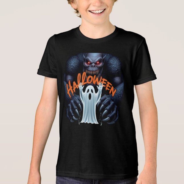 Halloween Tri-Blend Shirt (Vorderseite)