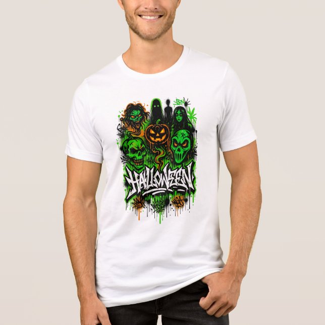 halloween Tri-Blend shirt (Vorderseite)