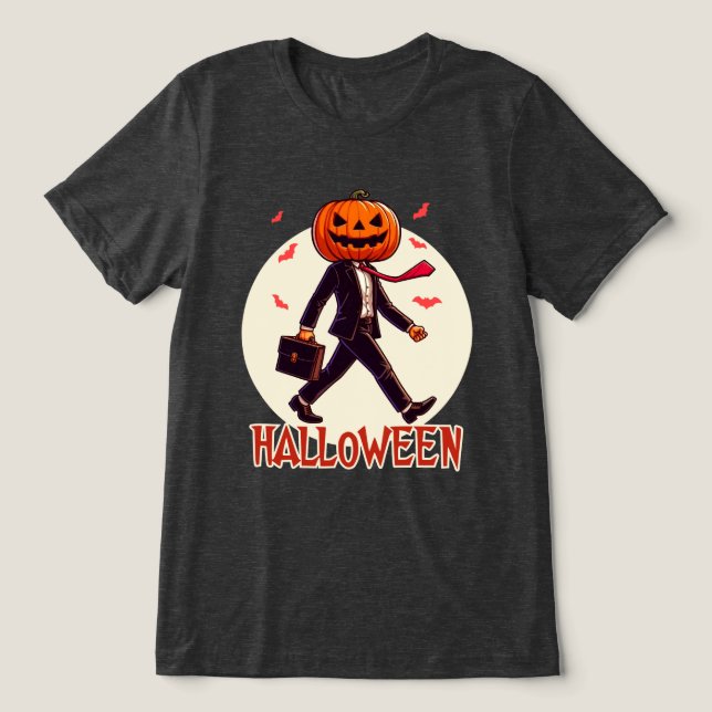 Halloween Tri-Blend Shirt (Design Vorderseite)