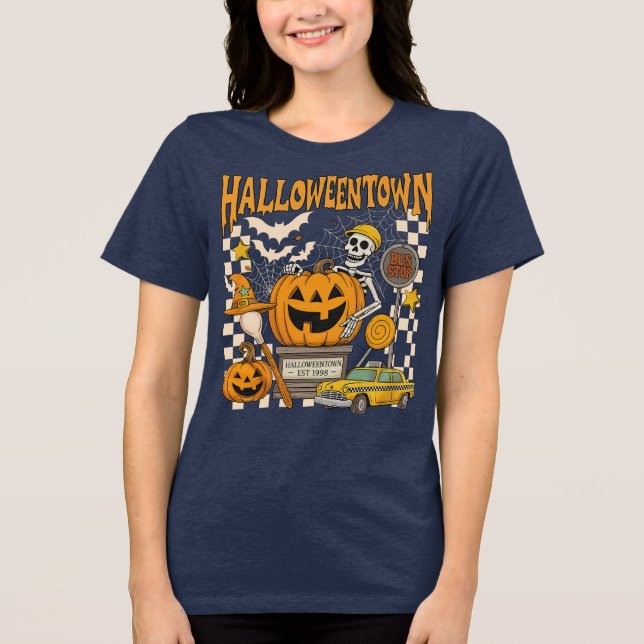 Halloween Tri-Blend Shirt (Vorderseite)