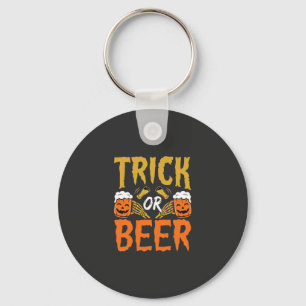Halloween Trick oder Bier Skeletthände Schlüsselanhänger