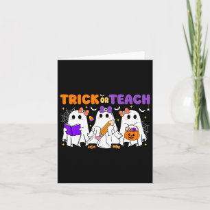 Halloween Trick oder Dozenten Karte