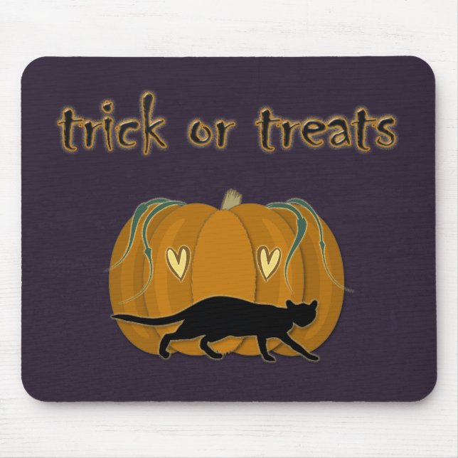 Halloween-Trick oder -Leckereien Mousepad (Vorne)