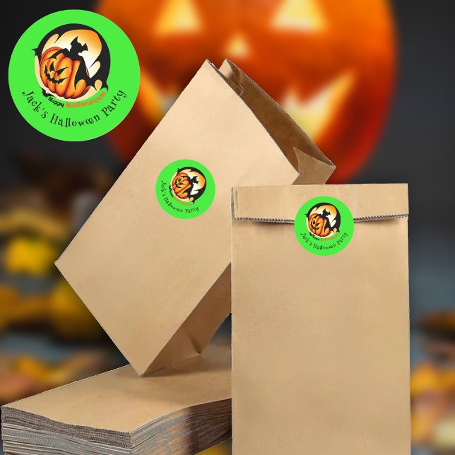 Halloween Trick oder Leckereien Packs Runder Aufkleber (Von Creator hochgeladen)