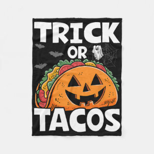 Halloween Trick oder Tacos mexikanische Kostüme Mä Fleecedecke