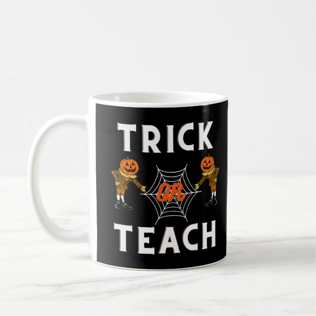 Halloween Trick oder Teach School Klassenzimmer Ko Kaffeetasse (Links)