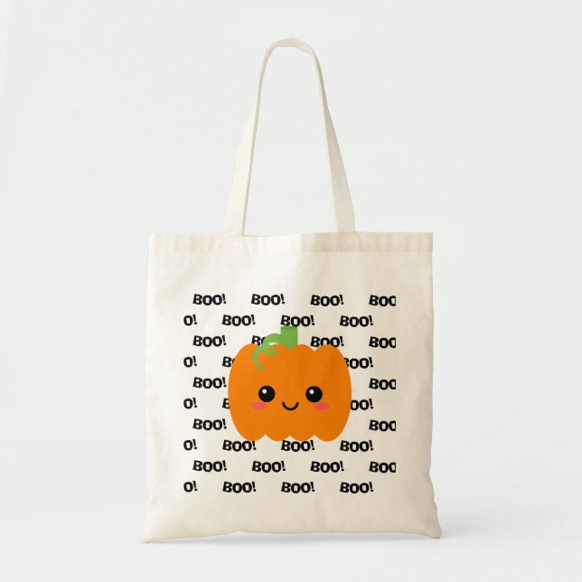 Halloween Trick oder Treat Bag, Pumpkin Tragetasche (Vorne)