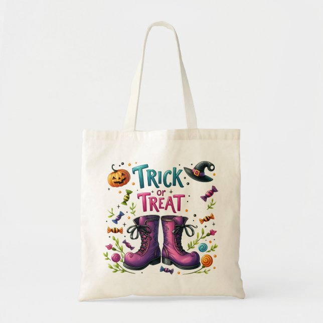 Halloween Trick oder Treat Bag Tragetasche (Vorne)