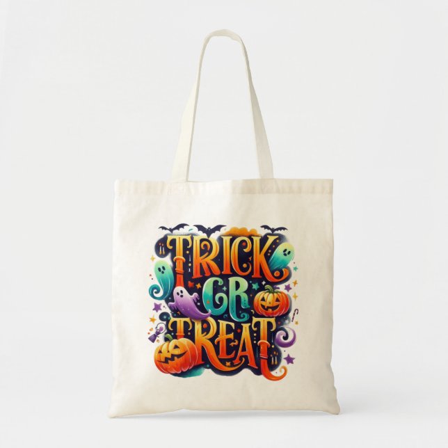 Halloween Trick oder Treat Bag Tragetasche (Vorne)
