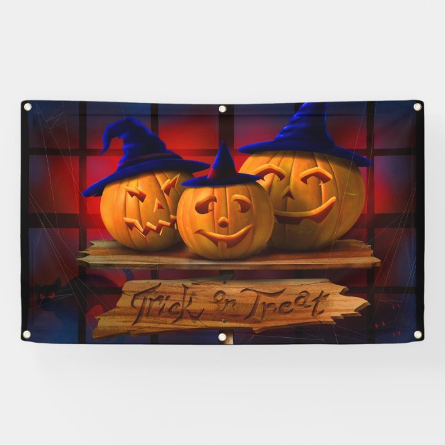 Halloween Trick oder Treat Banner (Horizontal)