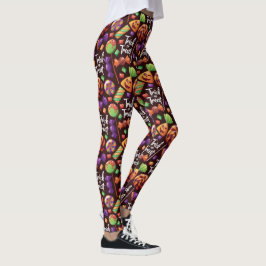 Halloween Trick oder Treat Candy Leggings