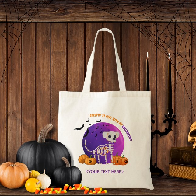 Halloween Trick oder Treat Candy Tote Bag Tragetasche (Trick or Treat OR show up to the Halloween party in style. Represent your favorite dog breed!!)