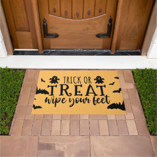 Halloween Trick oder Treat Door Mat - Wischen Sie Fußmatte