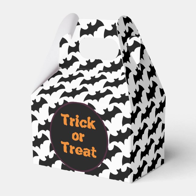 Halloween Trick oder Treat Favor Box Geschenkschachtel (Vorderseite)
