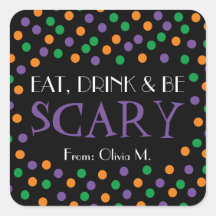 Halloween Trick oder Treat Favor Sticker