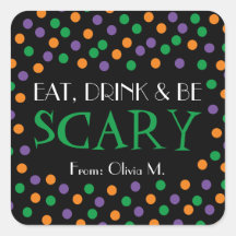 Halloween Trick oder Treat Favor Sticker